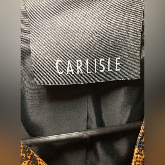 Carlisle zebra print motorcycle jacket Blazer - Picture 2 of 8